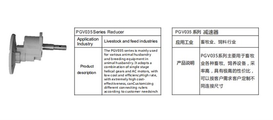 艾思捷定制款PGV035系列減速機(jī)--應(yīng)用在畜牧業(yè)、飼料行業(yè).jpg