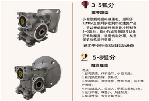 小側(cè)隙、高精度的蝸輪減速機這么選？有什么特點？